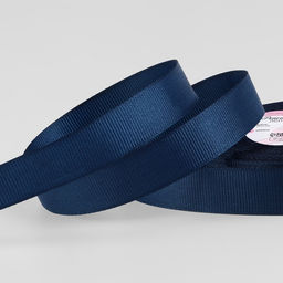 Цена за 2 шт. Лента репсовая, 15 мм, 23 ± 1 м, цвет тёмно-синий №38