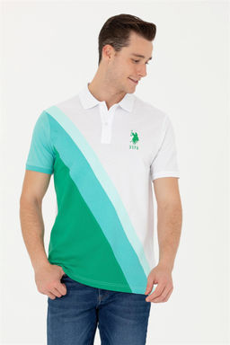 Мужская зеленая футболка - U.s. polo assn фото 3