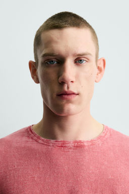 CAMISETA PUNTO ESTRUCTURA FLAM? / Rosa - Zara фото 6