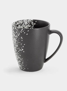Кружка, 400 мл, фарфор P, черная, в белую крапинку, Caviar Galaxy - Maxwell & Williams фото 3