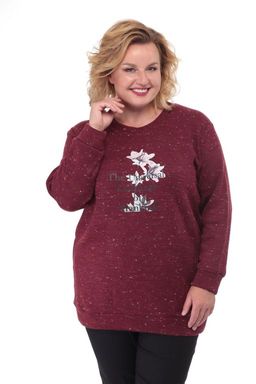 Джемпер БелЭльСтиль 820 бордо