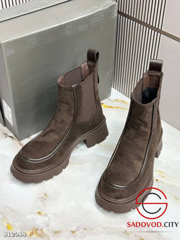 Ботинки женские из натуральной замши