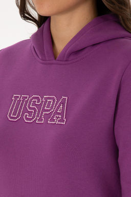 Kad_n Menek_e _ardonlu Kap__onlu Basic Sweatshirt - U.s. polo assn фото 7