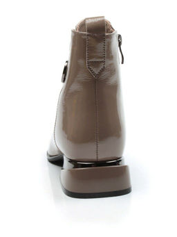 01-PCG265-2 DK.BEIGE Ботинки демисезонные женские (натуральная кожа, байка) - Фабричный китай фото 8