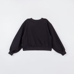 Свитшот укороченный УГОЛЬ подростковый - Bungly фото 3