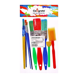 Набор кистей для рисования, 9 штук, МИКС