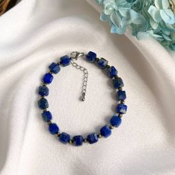 Браслет из Лазурита и Пирита - Радуга самоцветов фото 2