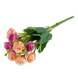 Искусственное растение Blumentag ATJ-06 Растение искусственное Роза 32 см 5 х 1 шт. 02 розовый