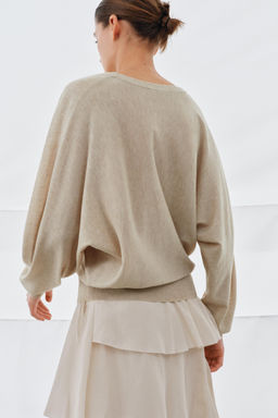 JERSEY CON LANA ESCOTE PICO / Arena / Vigor? - Zara фото 3