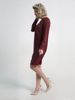 Платье Незнакомка (бордовое) П15129-30М - Lt collection фото 7