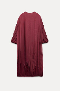 TEXTURED WAVY COAT - Zara фото 6