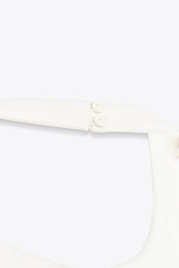 SHORT HALTER GODET DRESS - Zara фото 15
