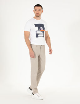 Bej Slim Fit Kuma_ Pantolon - Pierre cardin фото 3