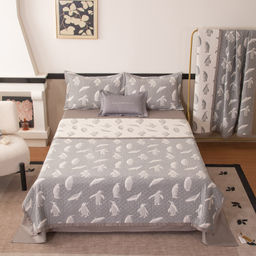 Покрывало двухстороннее и две наволочки Aurora Veil PAV001 220*240 - Ситрейд фото 4