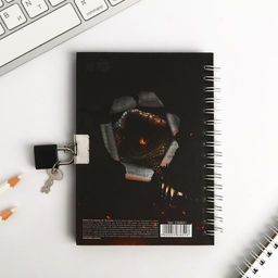 Блокнот на замочке А6, 50 л Danger - Artfox фото 3