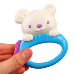 Погремушка Собачка с эластичными элементами, цвет МИКС, Крошка Я фото 2