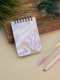 Блокнот на спирали (А7) "Beautiful pattern", purple (10.5*7.5)