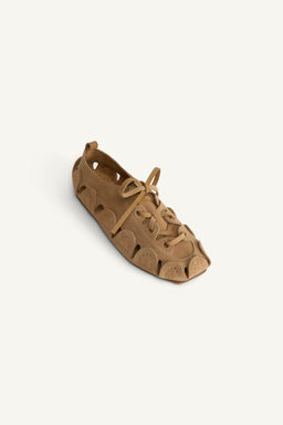LEATHER CAGE SANDALS LIMITED EDITION - Zara фото 6