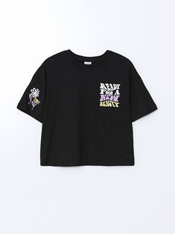 Bisiklet Yaka K?z ?ocuk Ti??rt