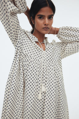 Vestido de algod?n con lazada - H&m фото 3