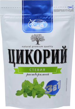 Бабушкин Хуторок. Цикорий со стевией и заменителем сливок 130 гр. мягкая упаковка