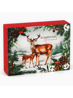 Цена за 5 шт. Коробка для сладостей «Сказка в лесу», 20×15×5 см