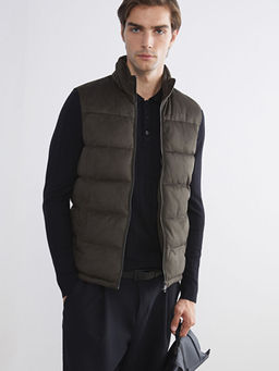 Standart Kal?p Dik Yaka Erkek ?i?me Yelek