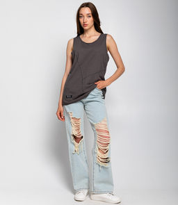 Майка #КТ2286, графит - Dommod фото 4