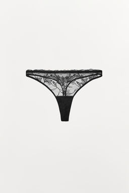 FLORAL EMBROIDERED THONG - Zara фото 12
