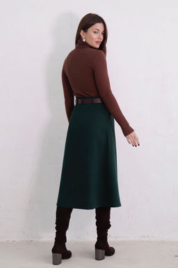 Юбка на пуговицах длины миди - Martichelli фото 48