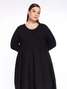 Платье баллон PP33506BLK01