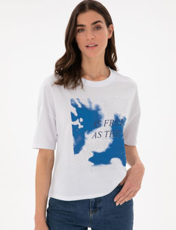 Beyaz Comfort Fit Ti__rt - Pierre cardin фото 3