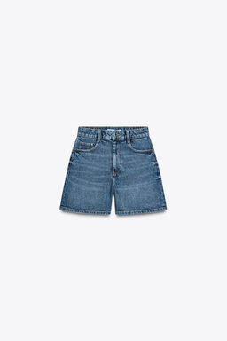 Z1975 MOM-FIT HIGH-WAIST SHORTS - Zara фото 10