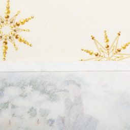 Скатерть новогодняя Этель Christmas time, d=220 см 3 см с ГМВО, 100% хлопок, саржа 190 г/м?