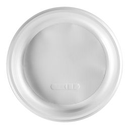 Цена за 100 шт. Тарелка одноразовая мелкая из полипропилена д220мм, белый (Россия) - Домашняя Мода фото 2