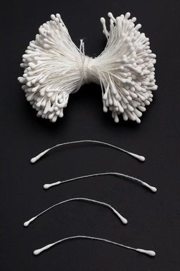 Тычинки для цветов матовые (SF-7035) белый - Больше подарков фото 2