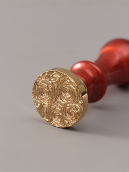 Печать для сургуча с пластиковой ручкой Розы, 6.3?2.5?2.5 см