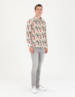 Рубашка Pierre Cardin Regular Fit длинный рукав хаки