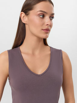 Майка женская бельевая фиолетовая - Mark formelle фото 3