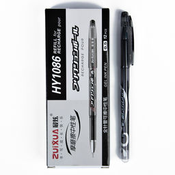 Цена за 12 шт. Ручка гелевая со стираемыми чернилами 0.5 мм, стержень чёрный, корпус тонированный