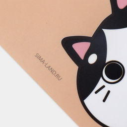 Коврик под миску «Милые котята», 43×28 см