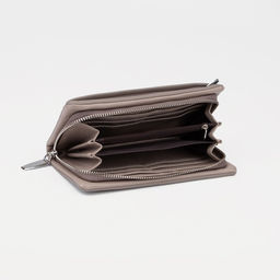 Кошелёк на молниях, с ручкой, цвет бежевый - Simaland фото 4