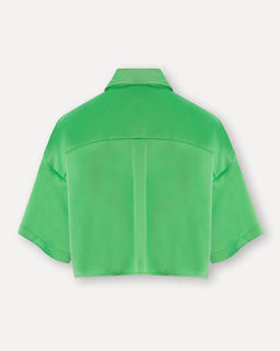 Укороченная кроп-рубашка - Incity фото 7