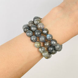 Бусины для украшений из Лабрадора (40 бусин) 39 см