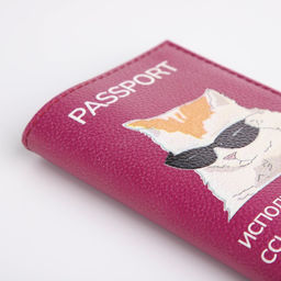 Обложка для паспорта, цвет розовый - Simaland фото 4