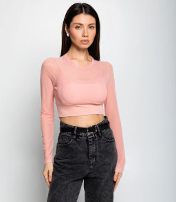 Топ #КТ202 (12), пудровый