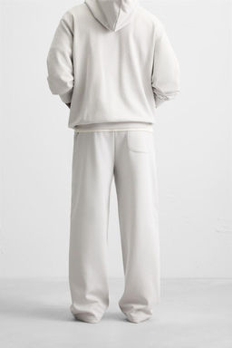 WIDE-LEG JOGGER TROUSERS - Zara фото 3