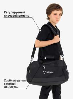 Сумка спортивная JOGEL DIVISION Small Bag, черный фото 12