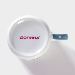 Кружка детская Доляна «Машинка», 230 мл, керамика, белая