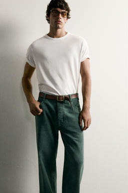 JEANS RELAXED FIT PLANCHADO / Botella - Zara фото 5